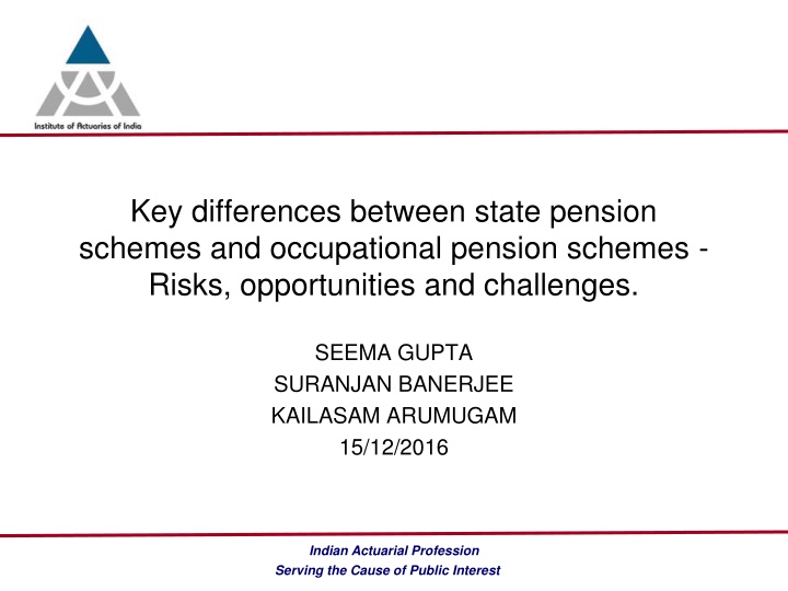key differences between state pension schemes