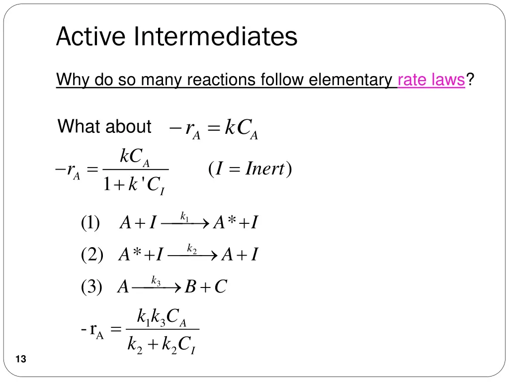 active intermediates