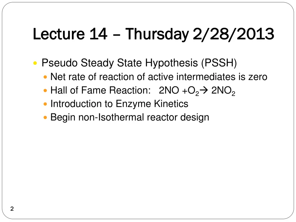 lecture 14 lecture 14 thursday 2 28 2013 thursday