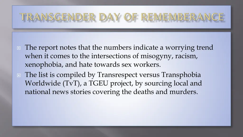 the report notes that the numbers indicate