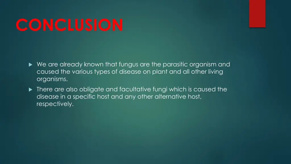 conclusion