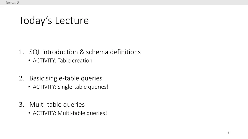 lecture 2 lecture 2 2