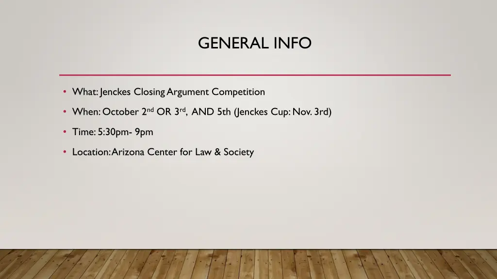 general info