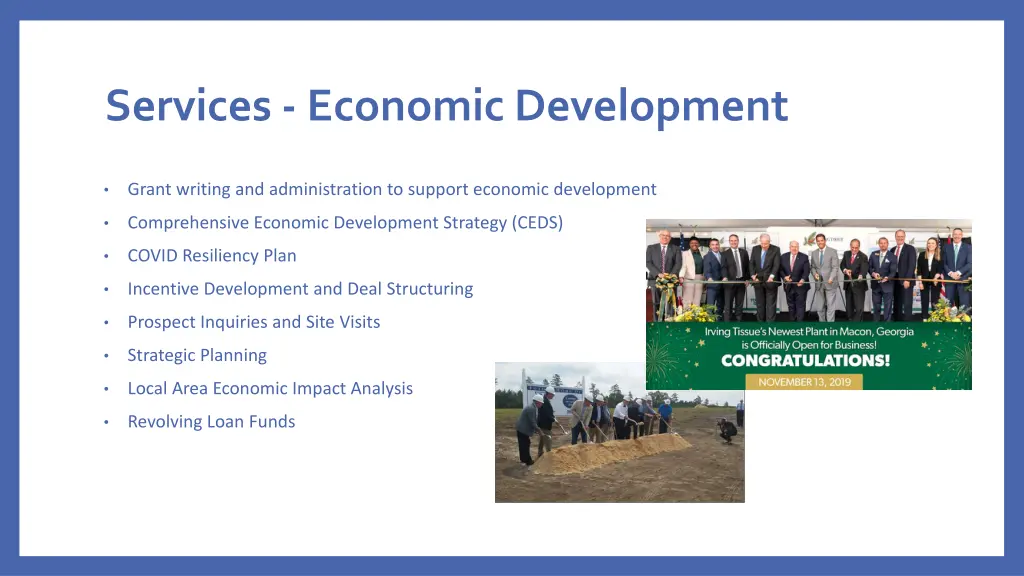 services economic development