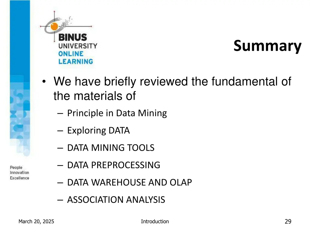 summary