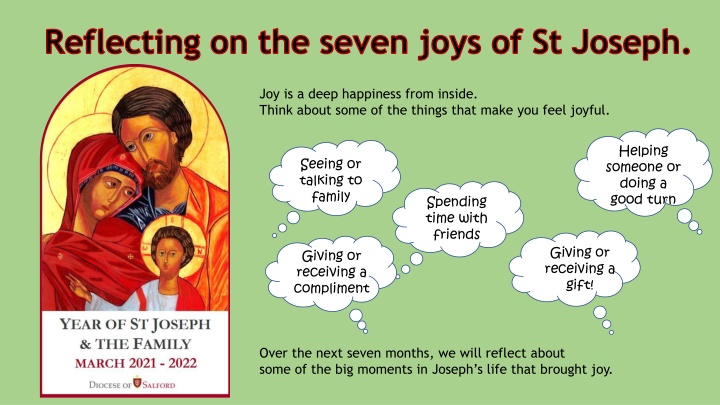 reflecting on the seven joys of st joseph