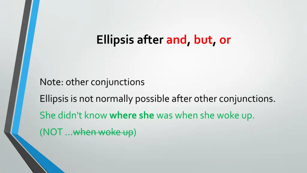 ellipsis after and but or 1