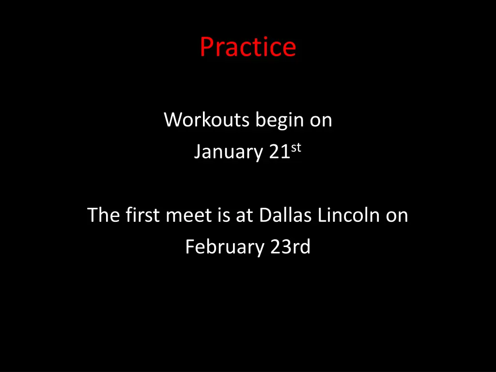 practice