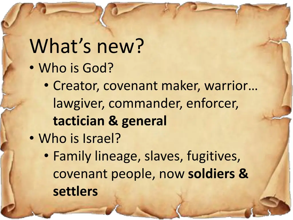 what s new who is god creator covenant maker