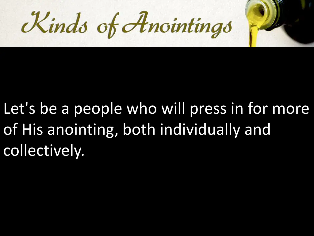 let s be a people who will press in for more