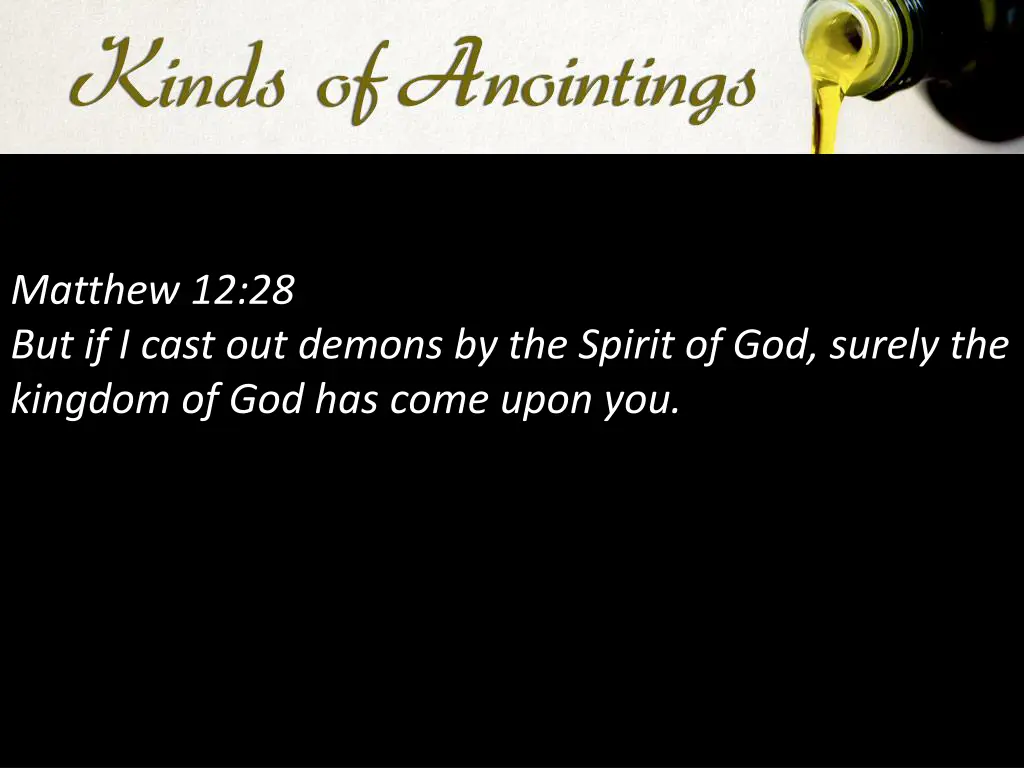 matthew 12 28 but if i cast out demons