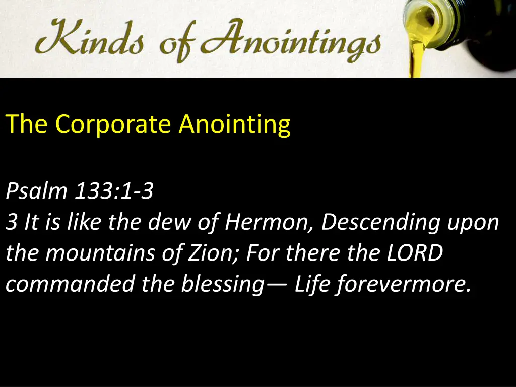 the corporate anointing 4