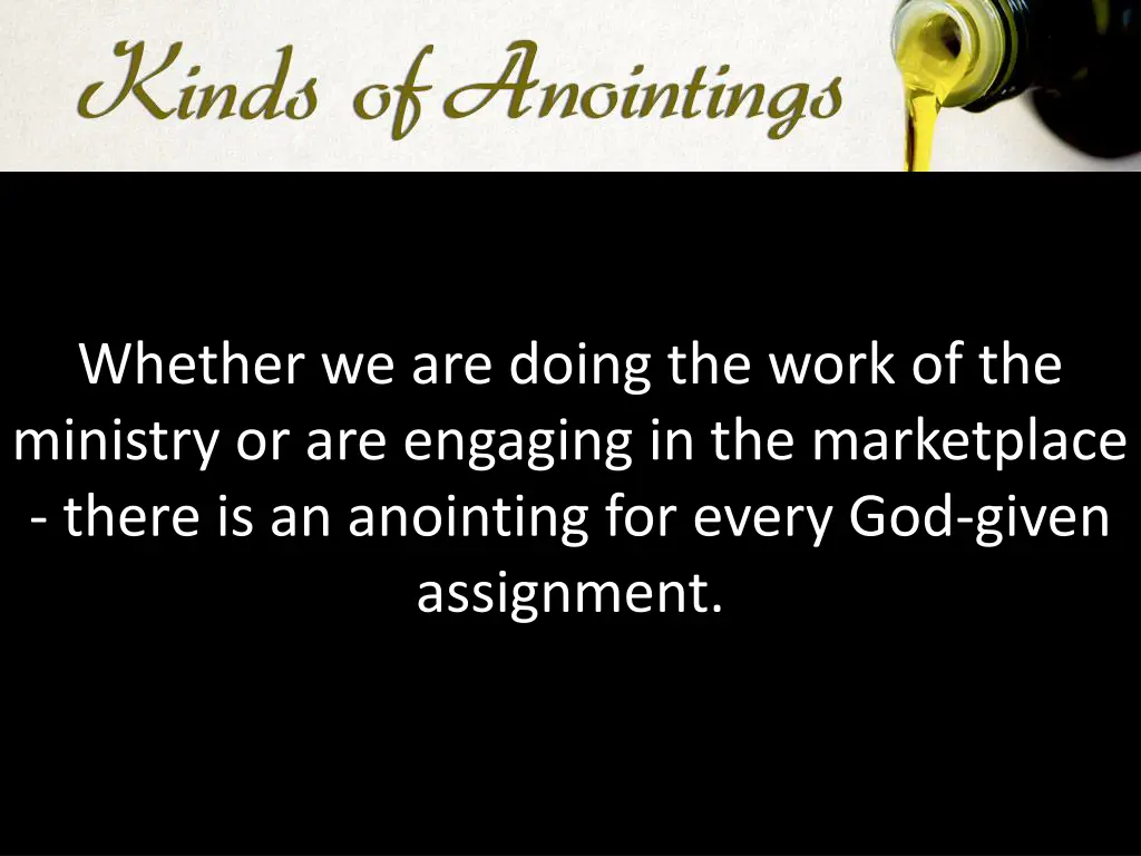 whether we are doing the work of the ministry