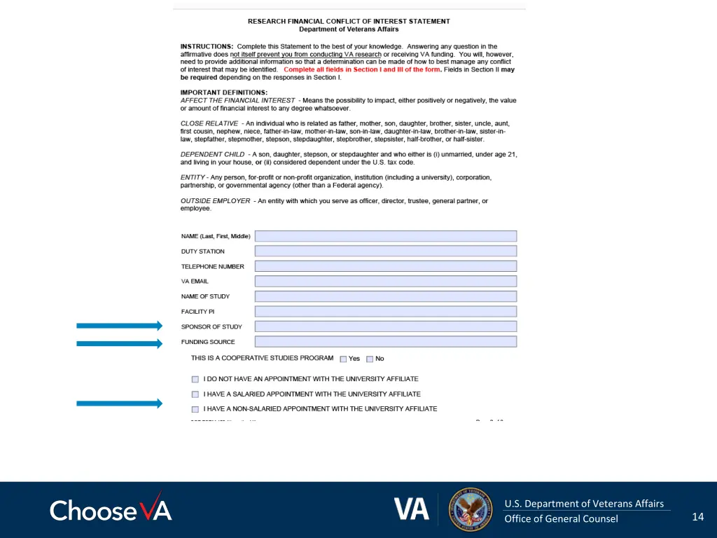 u s department of veterans affairs office 1