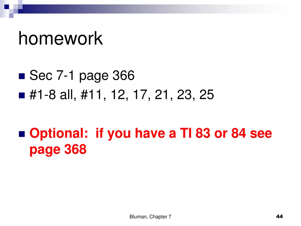 homework