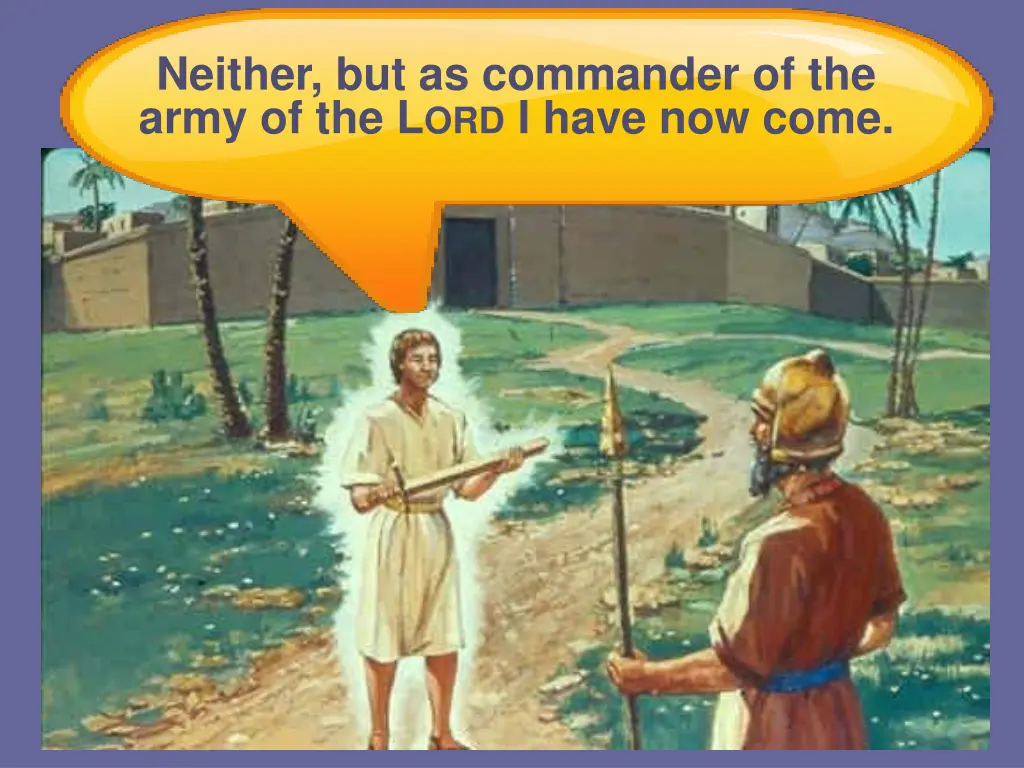 neither but as commander of the army