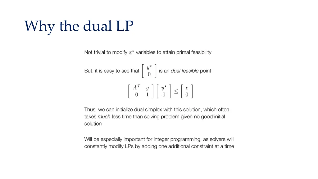 why the dual lp 2