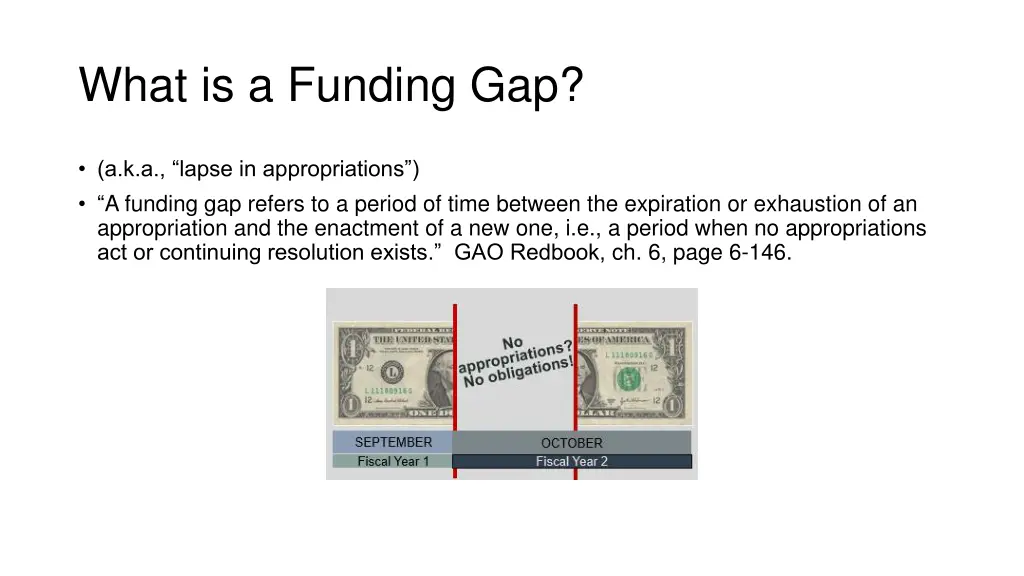 what is a funding gap