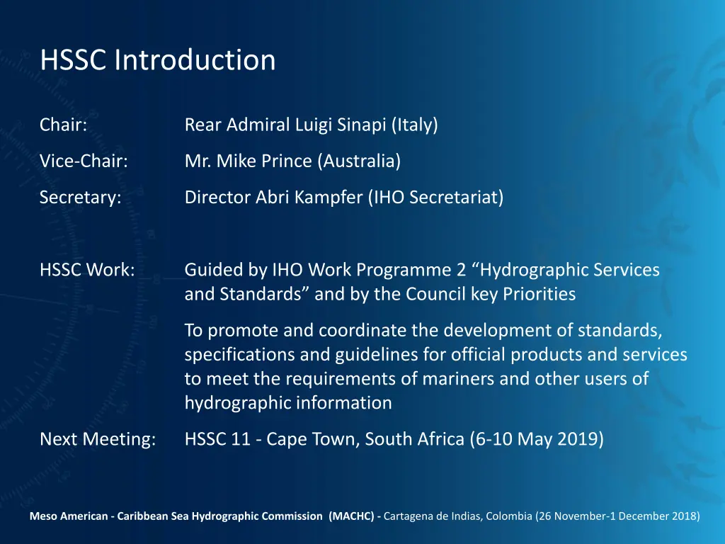 hssc introduction