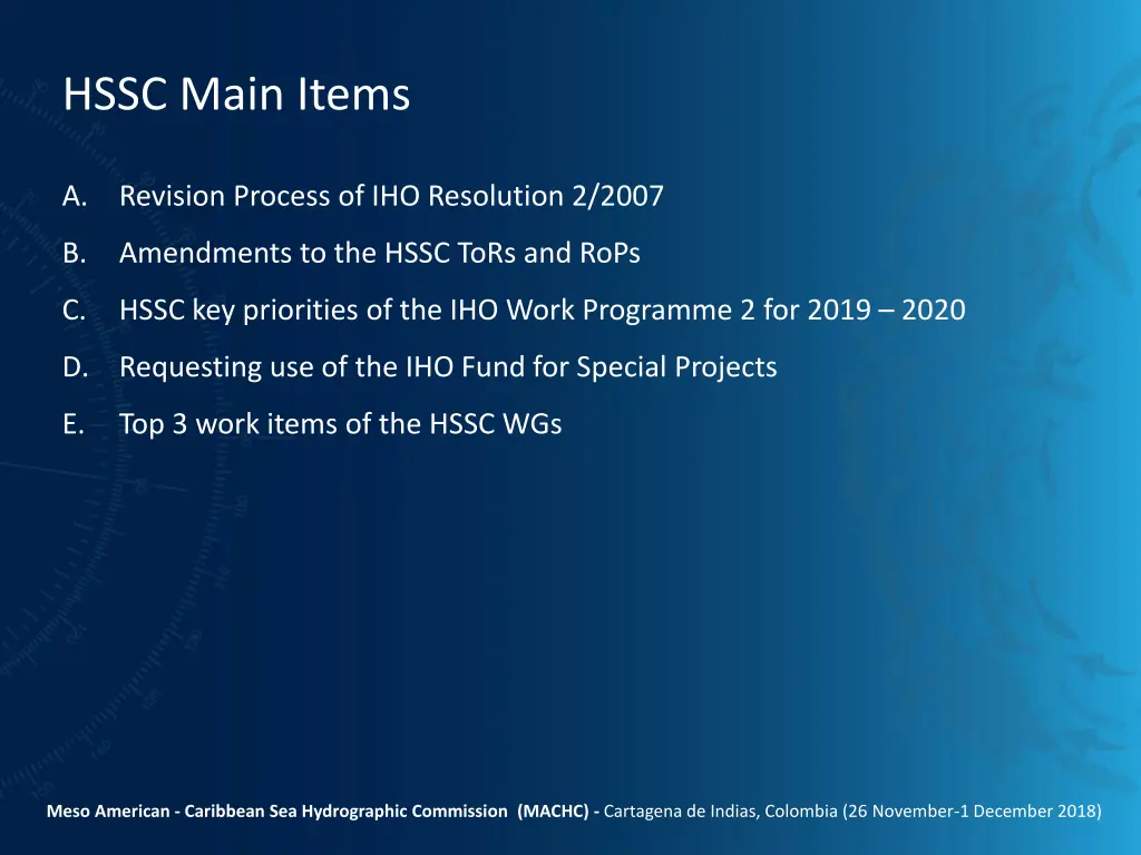 hssc main items