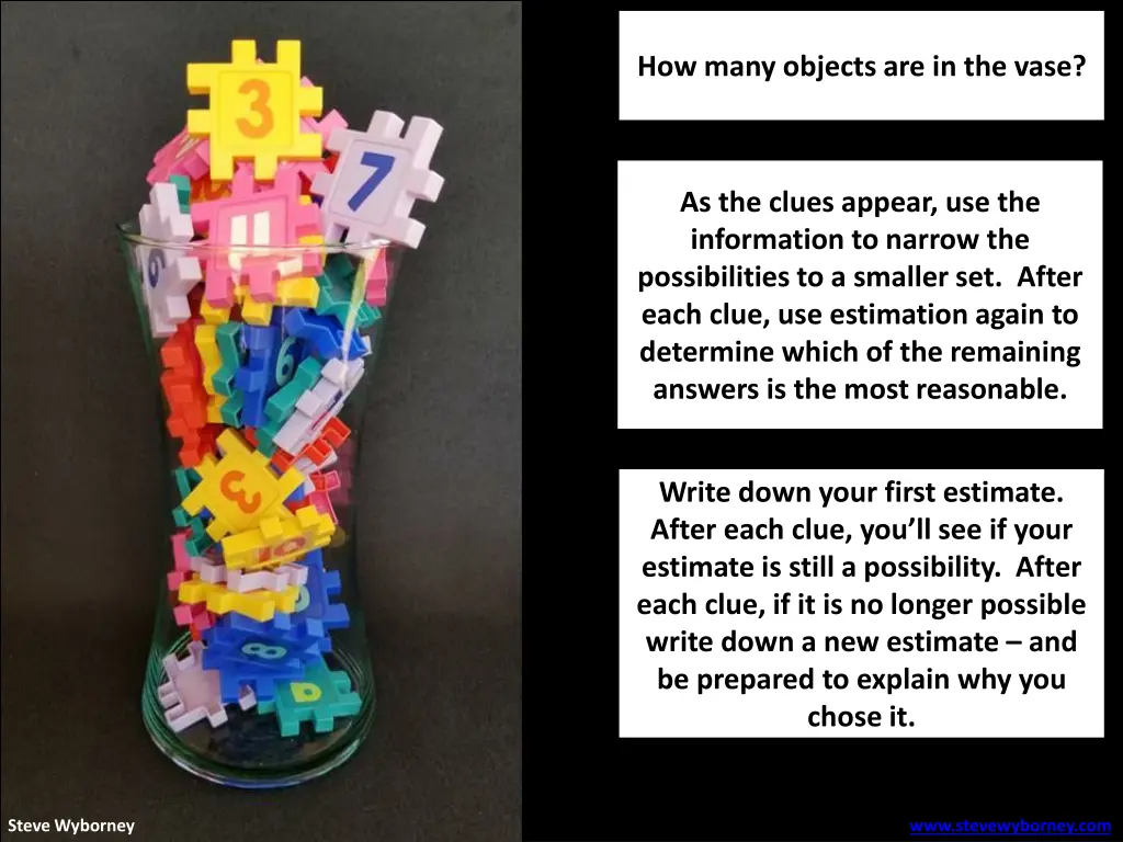 how many objects are in the vase 1