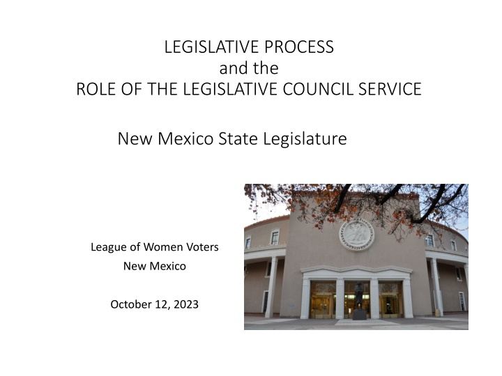 legislative process and the