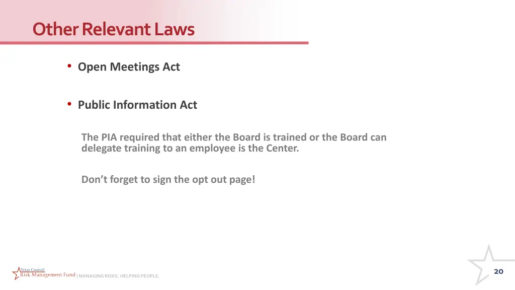 other relevant laws 3