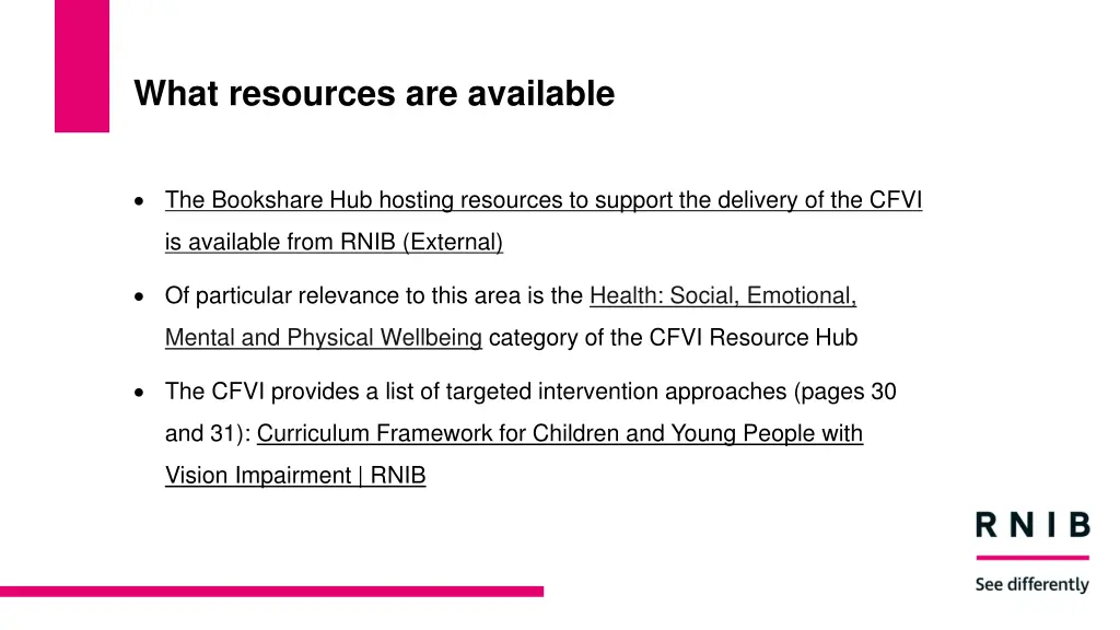 what resources are available