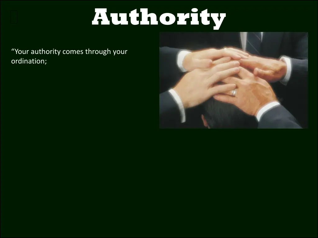 authority