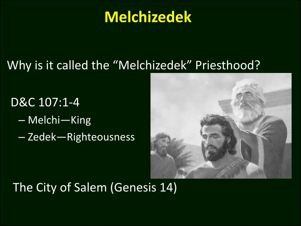 melchizedek