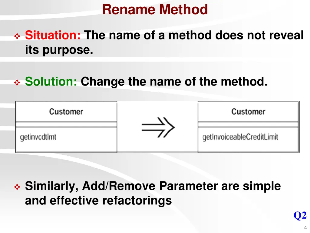 rename method