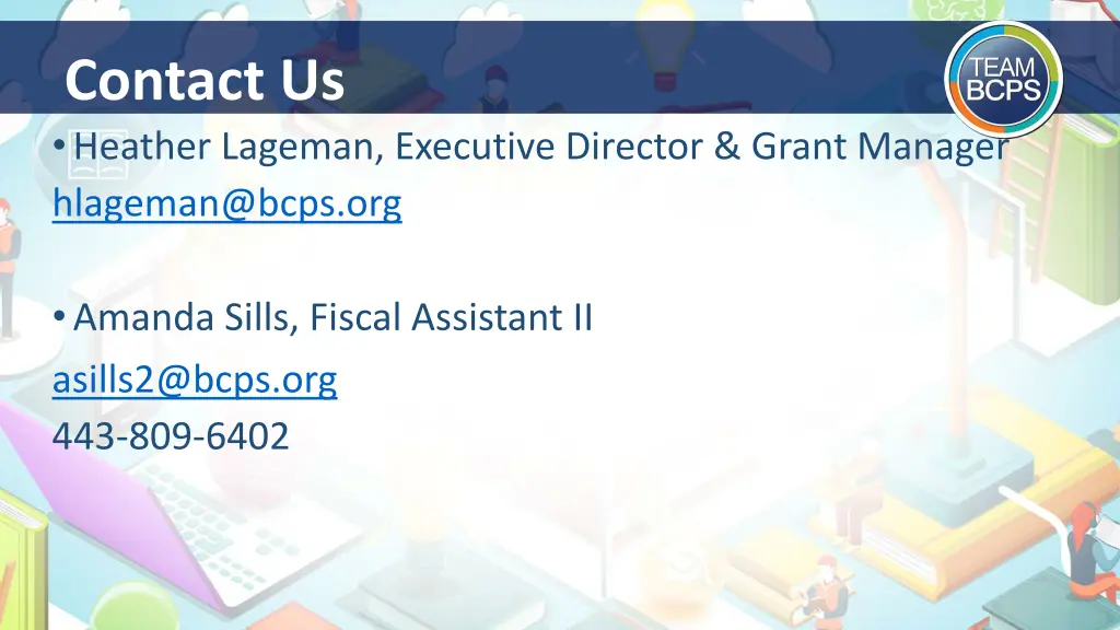 contact us heather lageman executive director