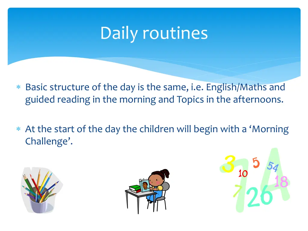 daily routines