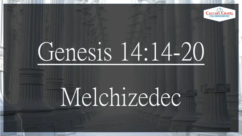 genesis 14 14 20