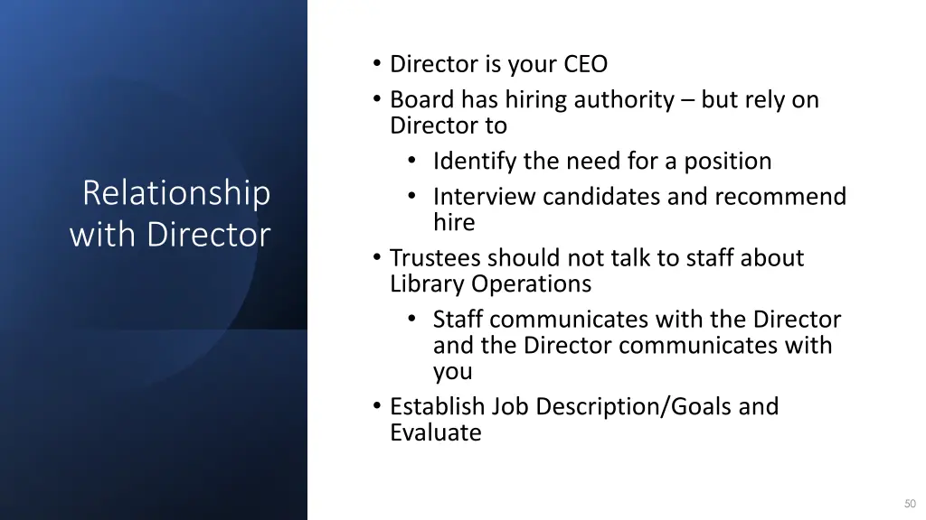 director is your ceo board has hiring authority