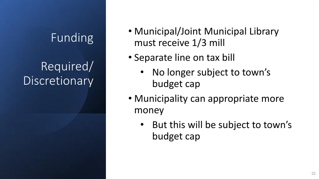municipal joint municipal library must receive