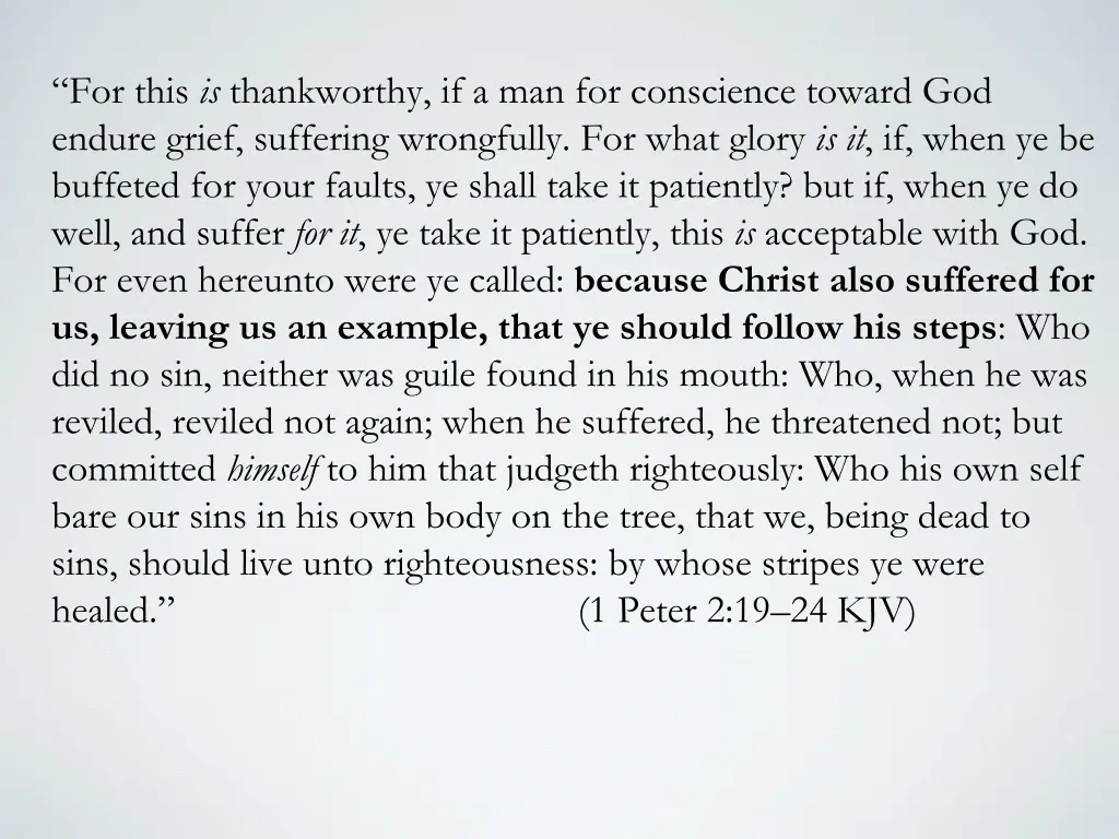 for this is thankworthy if a man for conscience