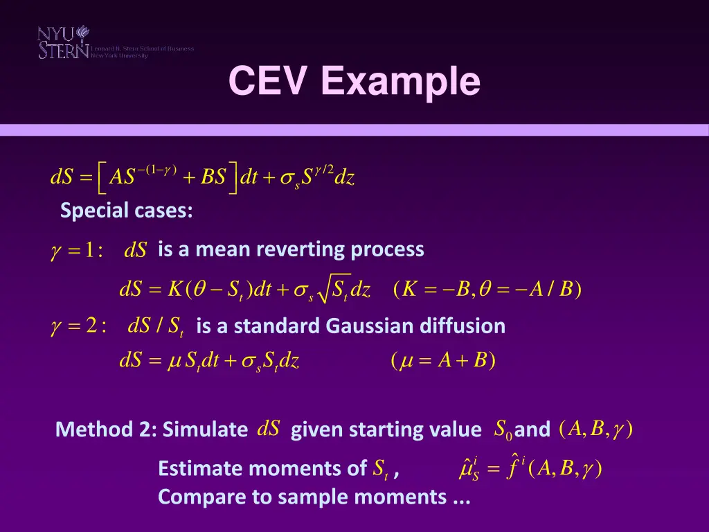 cev example 1