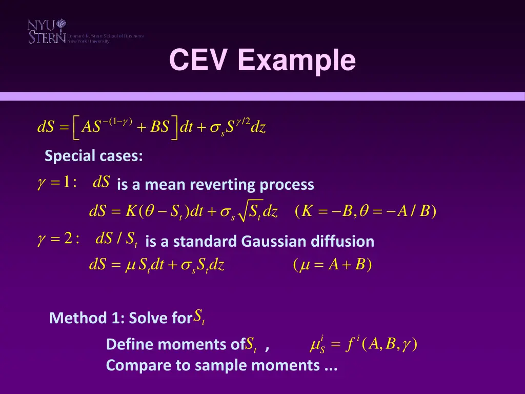 cev example