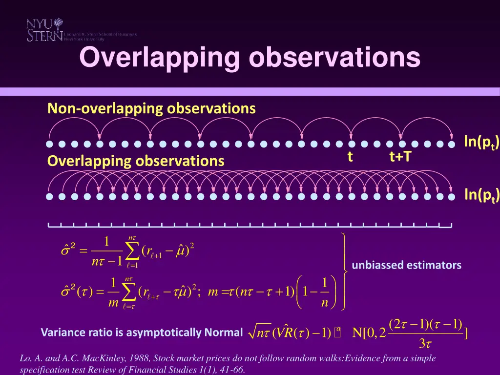 overlapping observations