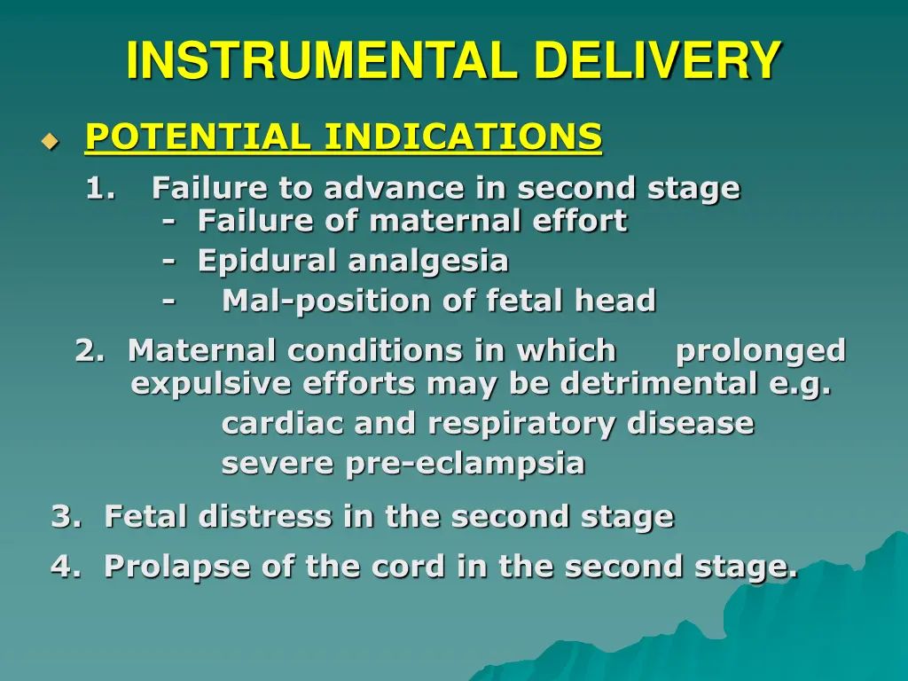 instrumental delivery