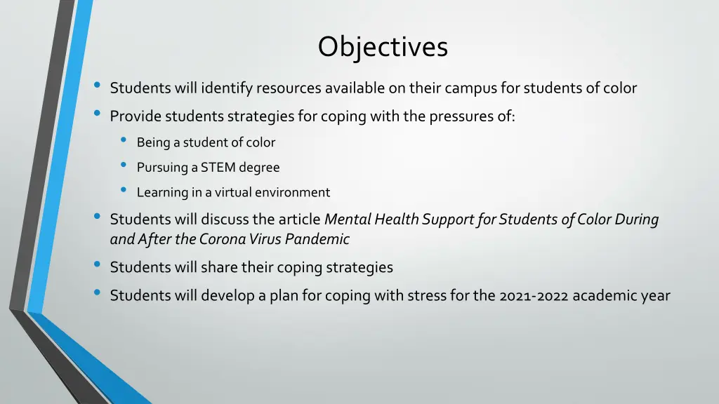 objectives