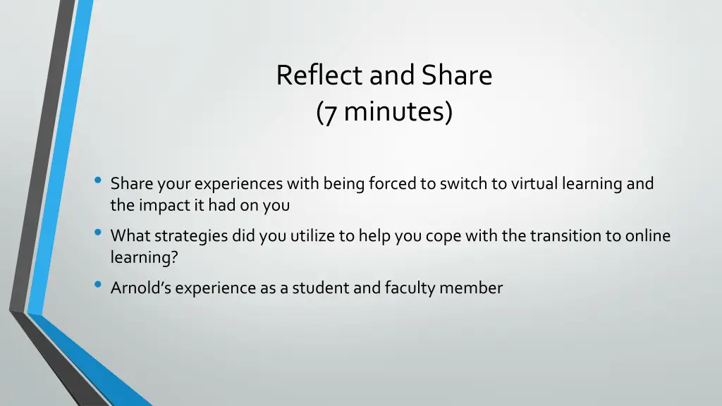reflect and share 7 minutes