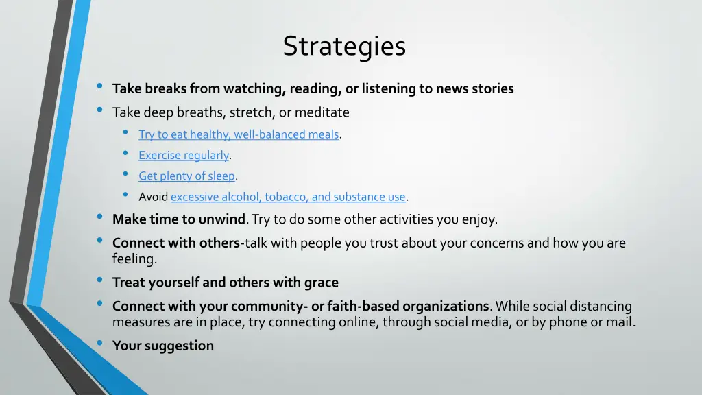 strategies