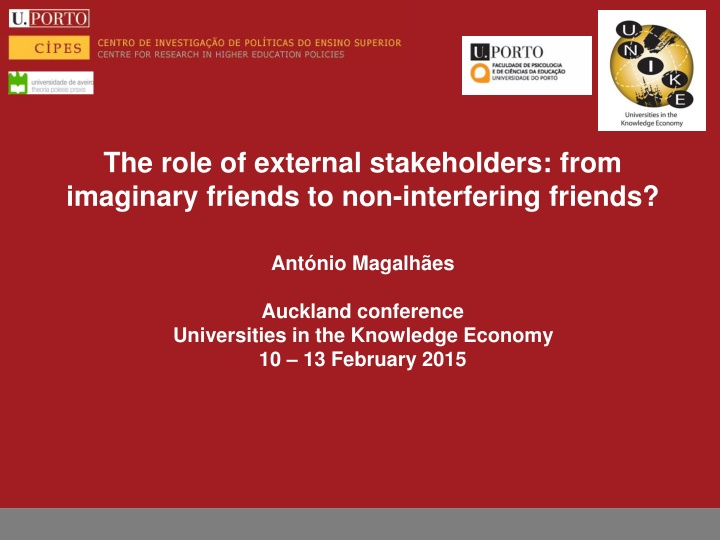 the role of external stakeholders from imaginary