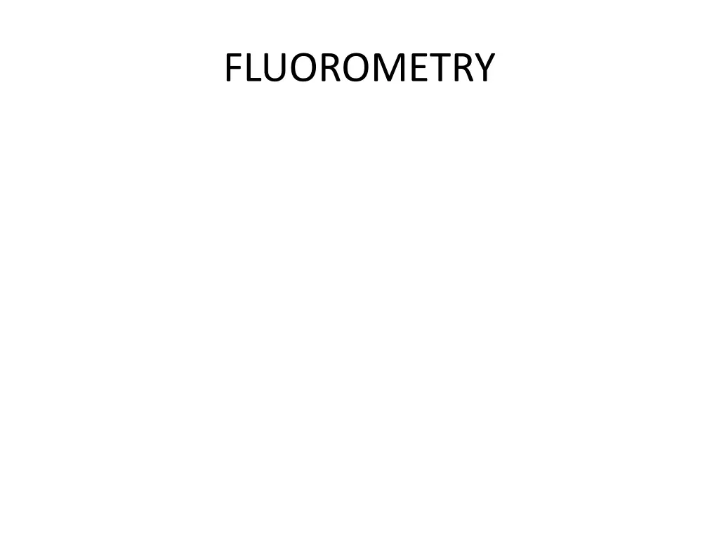 fluorometry