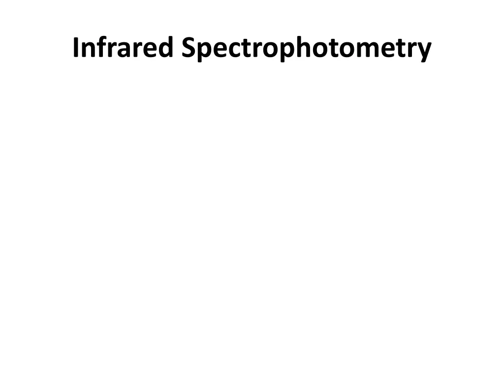 infrared spectrophotometry