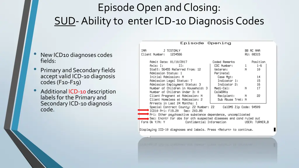 episode open and closing sud ability to enter
