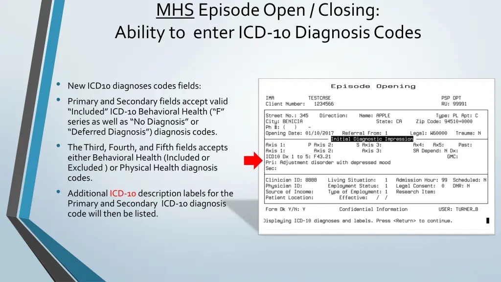 mhs episode open closing ability to enter