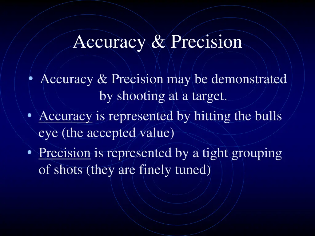 accuracy precision 1